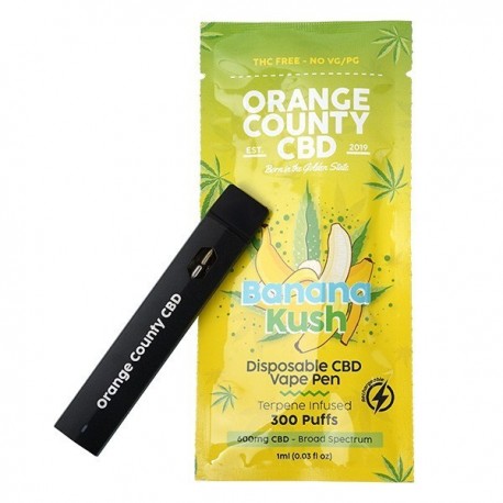 Pod Desechable Orange County CBD Banana Kush